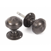 Small Prestbury Mortice/Rim Knob Sets - Aged Bronze 