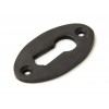 Period Oval Escutcheon - Aged Bronze 