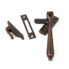 Locking Reeded Fastener - Aged Bronze 