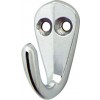 Single Coat Hook Polished Alum 23mm 