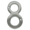 Carlisle Numeral 8 - Satin Chrome