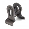 Euro Door Pull 50mm (Back to Back fixings) - Aged Bronze