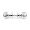 Heavy Beehive Mortice/Rim Knobs - Polished Chrome
