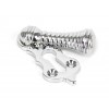 Beehive Escutcheon with Cover - Polished Chrome