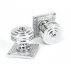 Tewkesbury Square Mortice Knob Set - Polished Chrome