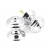 Elmore Concealed Mortice Knob Set - Polished Chrome