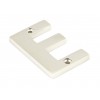 Letter E - Polished Nickel