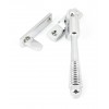 Reeded Night Vent Locking Fastener - Polished Chrome