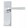 Avon Lever Latch Set - Polished Chrome