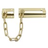 Security Door Chain Polished Brass