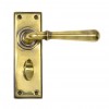 Newbury Lever Bathroom Set - Aged Brass 