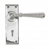 Newbury Lever Lock Set - Polished Chrome 