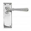 Newbury Lever Latch Set - Polished Chrome