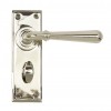 Newbury Lever Bathroom Set - Polished Nickel 