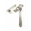 Newbury Locking Night-Vent Fastener - Polished Nickel