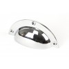 4" Plain Drawer Pull - Polished Chrome