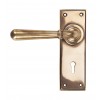 Newbury Lever Lock Set - Polished Bronze