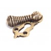 Beehive Escutcheon with Cover - Polished Bronze