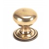 Small Mushroom Cabinet Knob - Polished Bronze