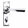 Straight Lever Bathroom Set - Polished Chrome