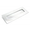 Small Period Letter Plate - Satin Chrome