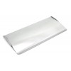 Small Letter Plate Covers - Satin Chrome