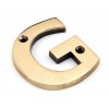 Letter G - Polished Bronze