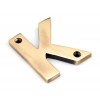 Letter K - Polished Bronze