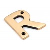 Letter R - Polished Bronze