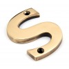 Letter S - Polished Bronze