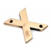 Letter X - Polished Bronze