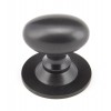 Oval Cabinet Knob 40mm - Aged Bronze