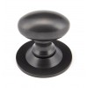 Oval Cabinet Knob 33mm - Aged Bronze