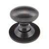 Oval Cabinet Knob 33mm - Aged Bronze