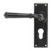 Regency Lever Euro Lock Set - Black