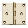 Projection Hinge 76x76mm Brass