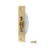 1¾" Ball Bearing Sash Pulley Square Ends - Brass