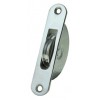 Round Ended Sash Ball Pulley - Polished Chrome