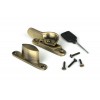 Narrow Locking Fitch Fastener - Antique Brass