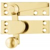 Beehive Quadrant Fastener - Polished Brass