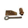 Flush Fit Sash Stop Antique Brass