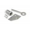 Flush Fit Sash Stop Satin Chrome