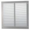 Louvred Air Grille 203 X 203mm Sil