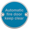 Fire Sign Auto Fire Door Pss