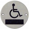 Disabled Symb Tactile 76mm Sss