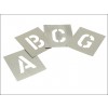 Set of Zinc Stencils - Letters 2.in Wallet