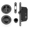 Sliding/Pocket Door Locking Kit - Dark Bronze PVD
