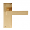 Sasso Lever Latch Handle - Satin Brass