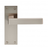 Sasso Lever Latch Handle - Satin Nickel    