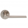 Velino Lever on Rose - Satin Nickel 